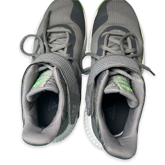 Mens Adidas‎ Explosive Bounce Basketball Grey Lime Green Shoes 6 main image 10